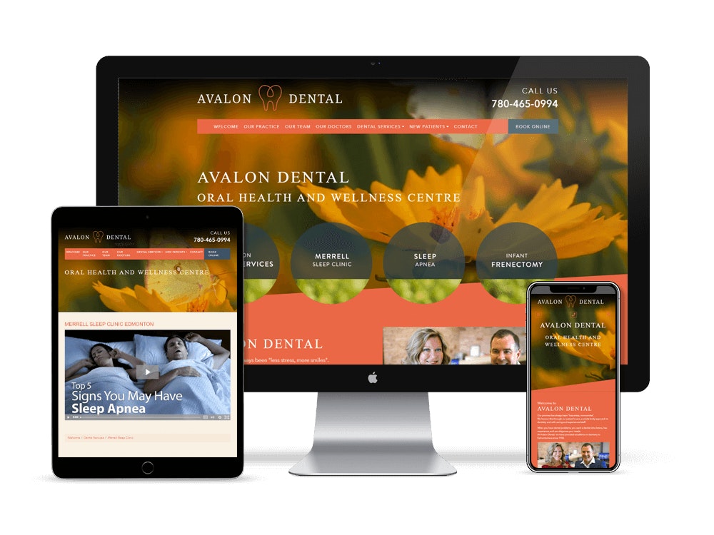 Custom dental websites, dental marketing, and SEO for dentists and dental professionals. Avalon Dental is a dental practice located in Edmonton