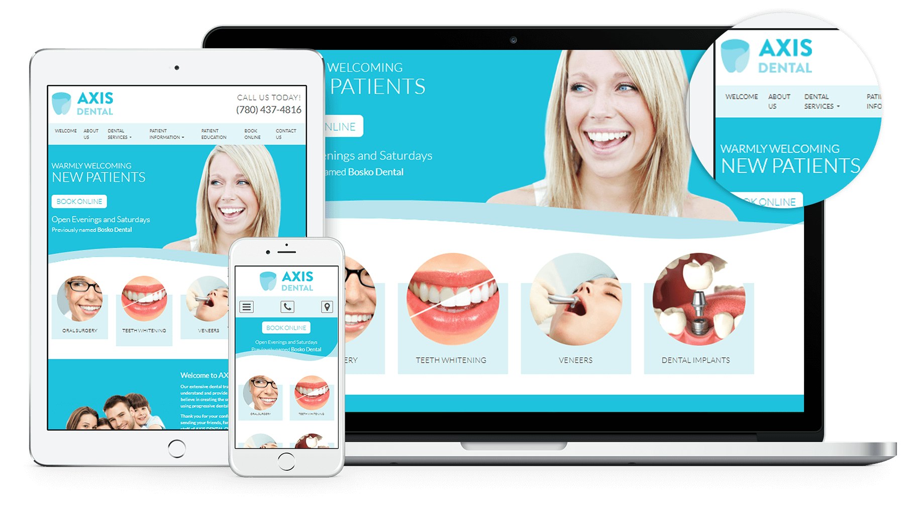 We are pleased to announce that Axis Dental Clinic has a brand new and technologically advanced website