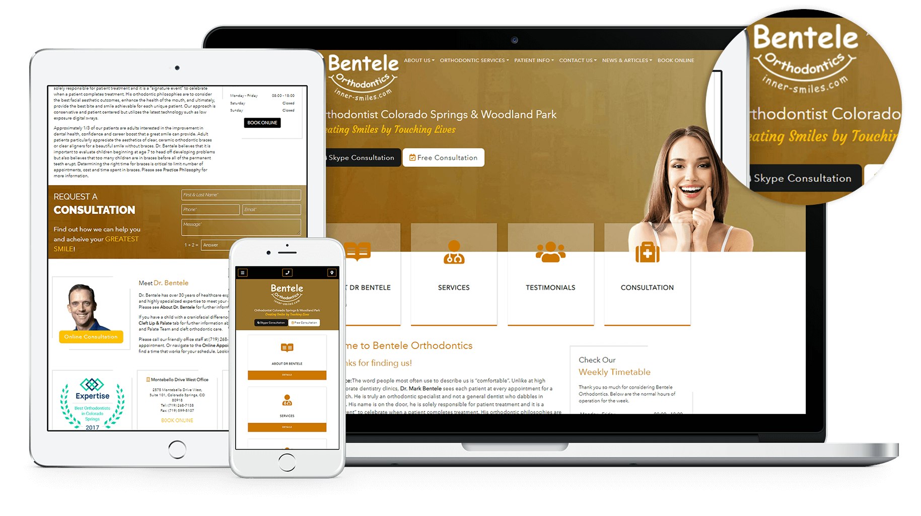 MarketDental is privileged to have been chosen to revamp the digital face for Dr. Bentele and the Bentele Orthodontics clinic.