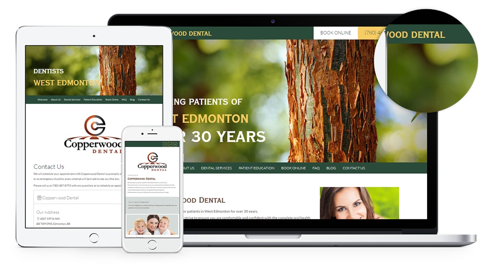 We have just launched a new Website for our client in West Edmonton, Copperwood Dental. They offer dental services for children and families.