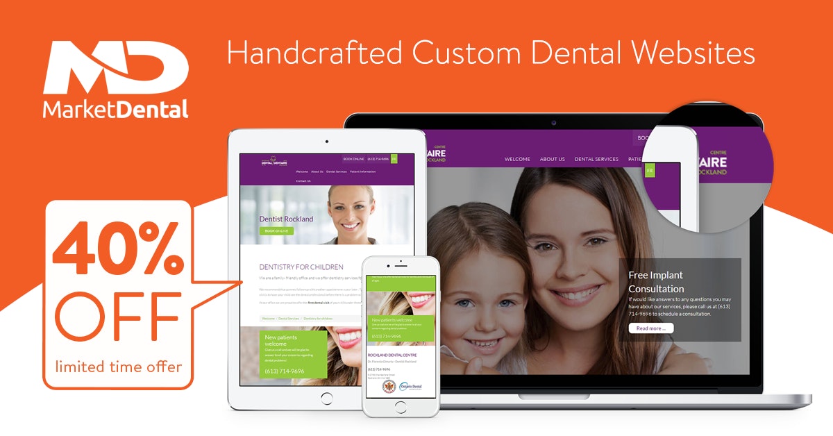 Limited time 40% DISCOUNT. UNLIMITED Website Package! Meet our team to see the latest innovative dental web services