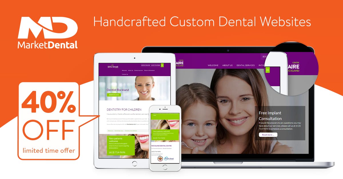 Limited time 40% DISCOUNT. UNLIMITED Website Package! Meet our team to see the latest innovative dental web services