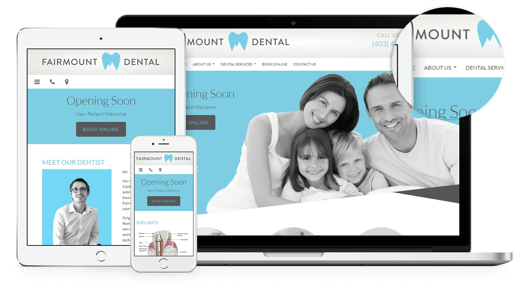 We are thrilled to announce a new website for Fairmount Dental. Fairmount Dental's extensive dental training and experience allow them to understand