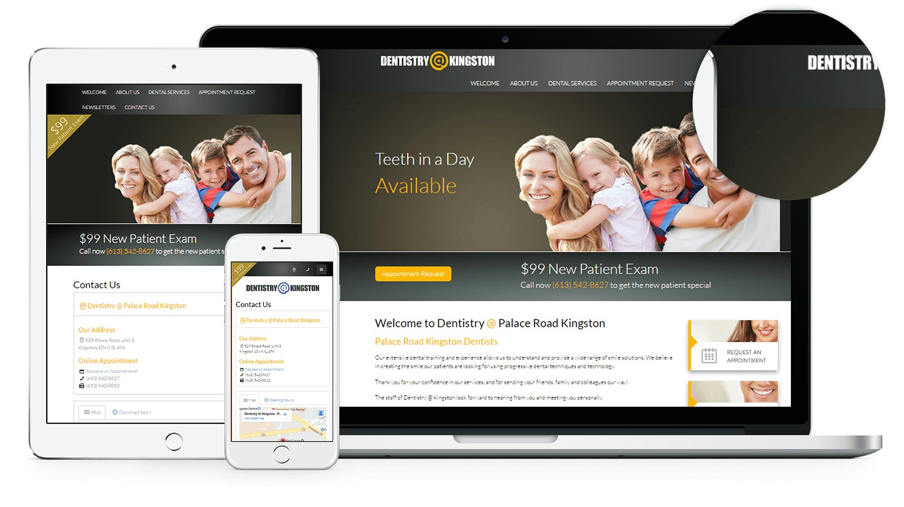 We are pleased to announce the launch of a new website for Dentistry at Kingston. Dentistry @ Palace Road Kingston is a convenient family friendly dentist