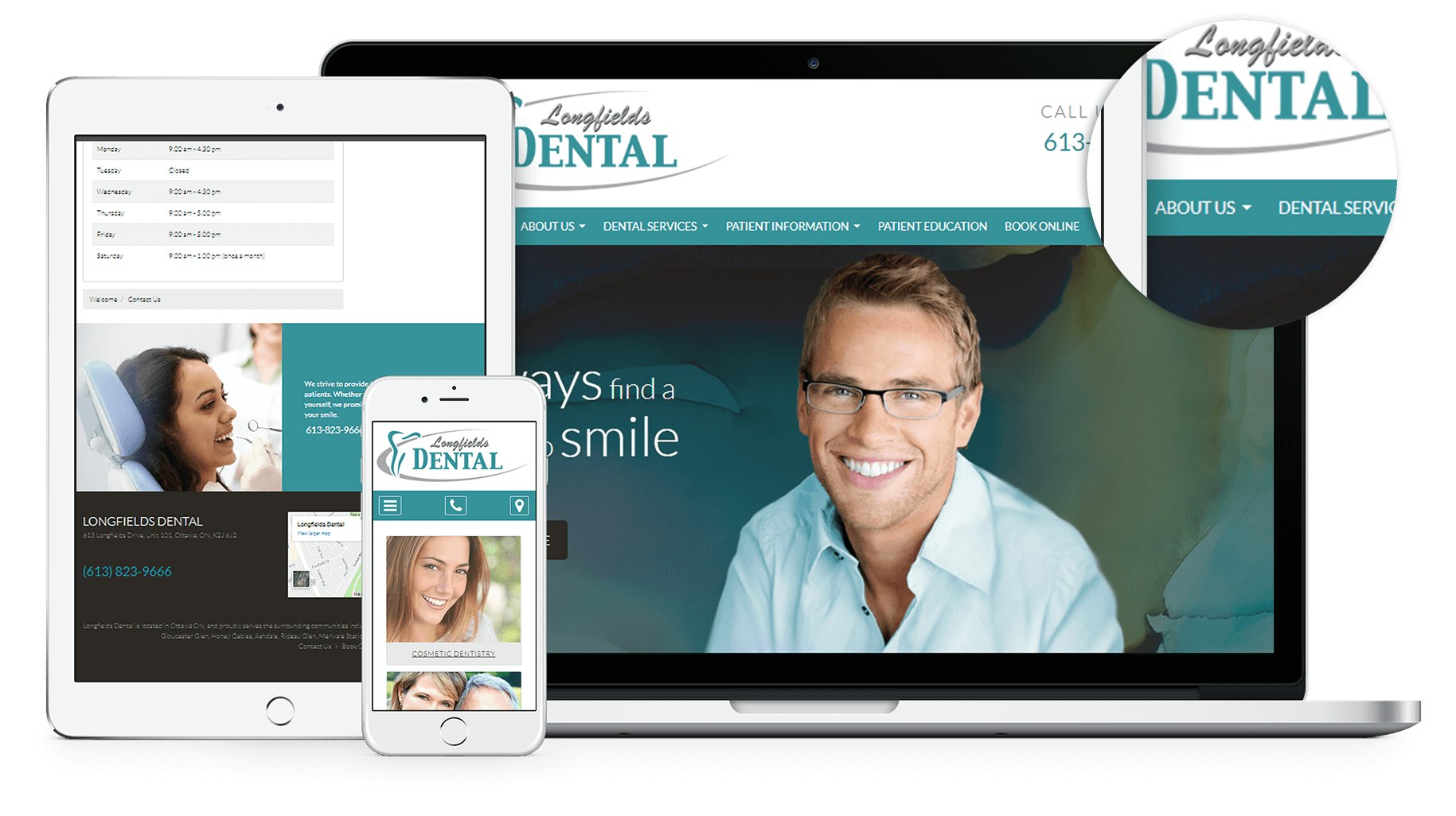 We are pleased to announce the brand new website for Longfields Dental. The brand new website is built on a very user-friendly platform