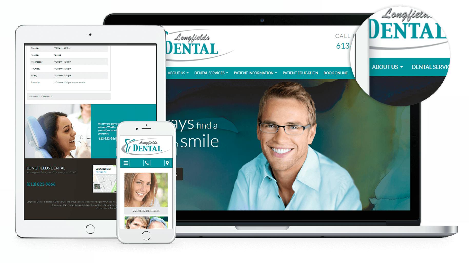 We are pleased to announce the brand new website for Longfields Dental. The brand new website is built on a very user-friendly platform