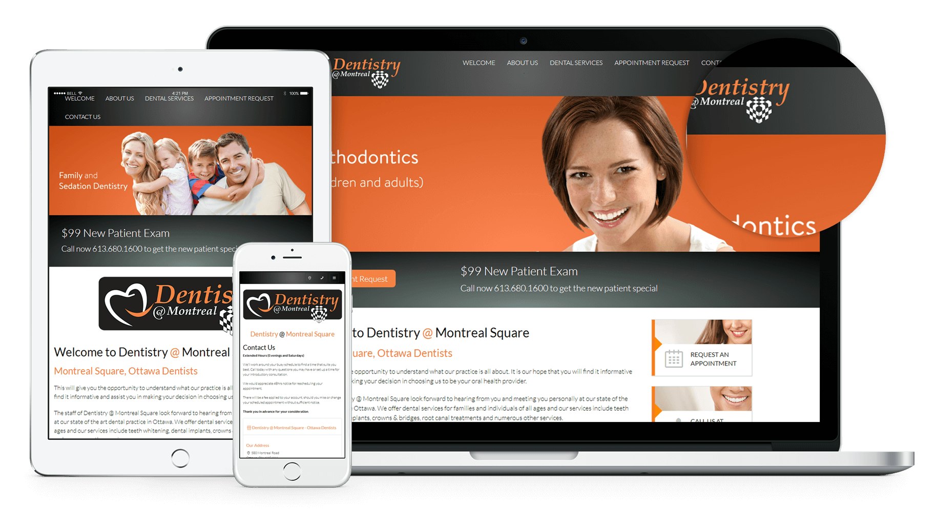 We are pleased to announce the launch of a new dental website for Dentistry at Montreal Square. Built on a custom CMS platform