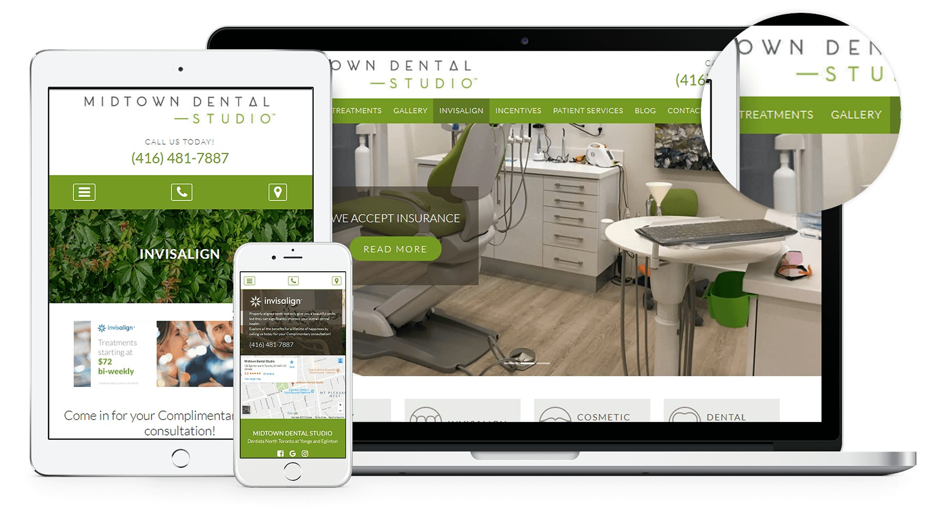 We are very pleased to announce that Midtown Dental Studio has a very refreshed and modern new look!