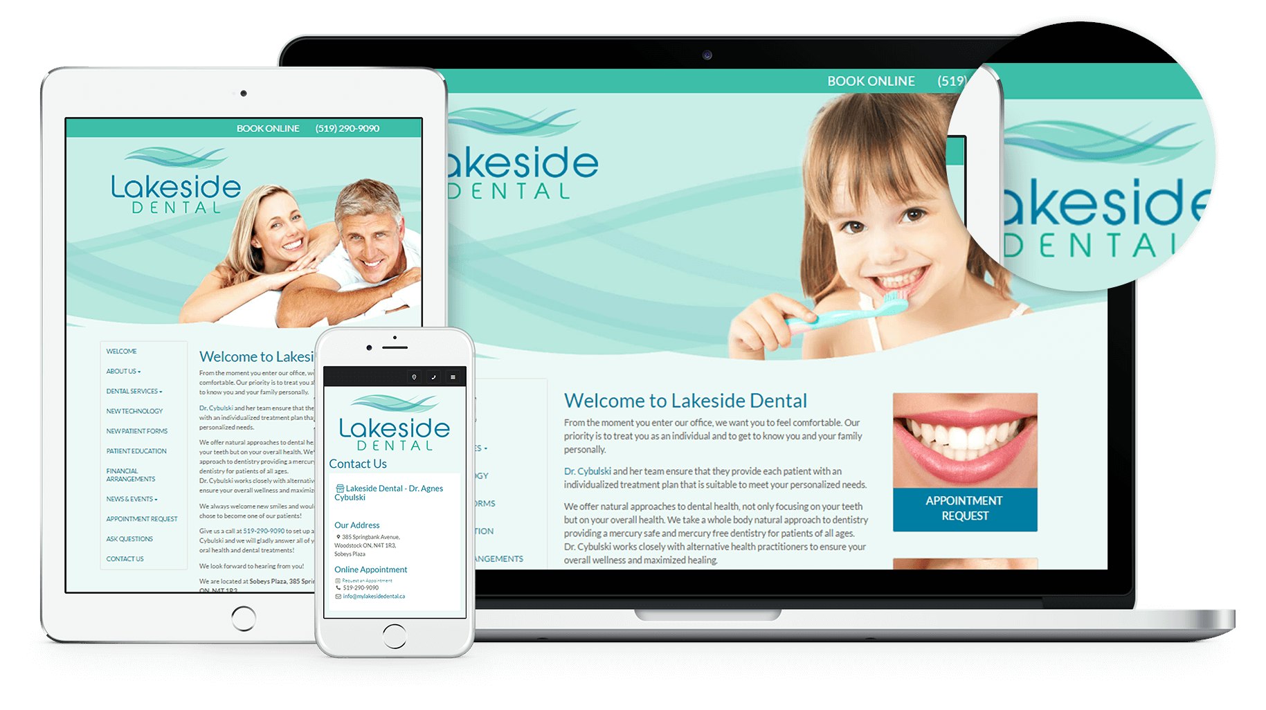 We are pleased to announce the launch of a new website for My Lakeside Dental. laser dentistry, digital x-rays, Invisalign, implants. Dr. Agnieszka Cybulski