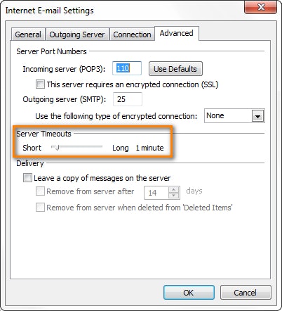 How to fix Outlook Server Timeout. If an email sending takes too long then outlook seems to assume it failed and will try to send the email again.