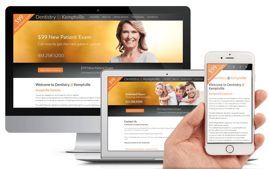 We are pleased to announce the launch of a new dental website for Dentistry at Kemptville in Kemptville, Ontario.