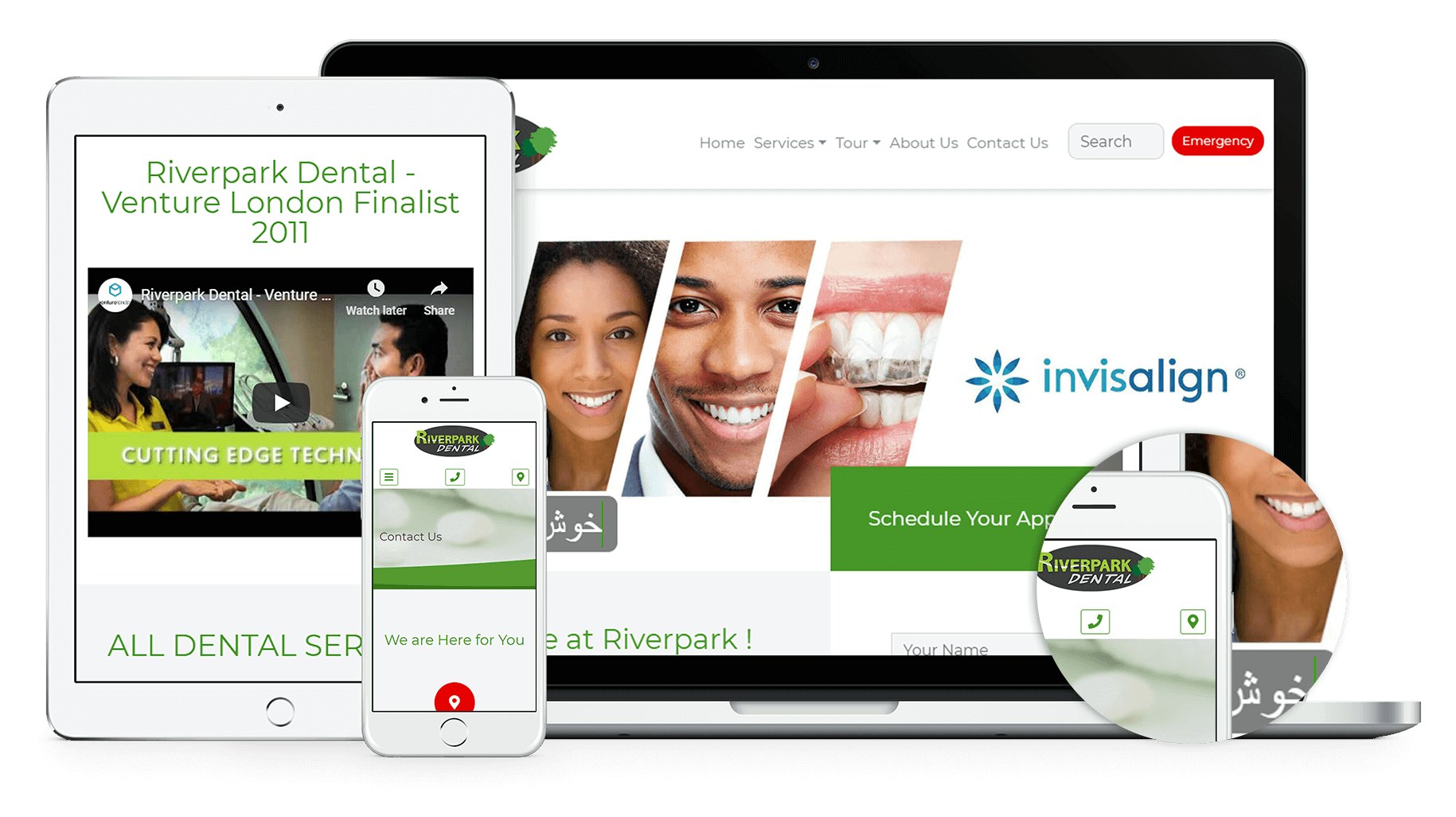 Riverpark Dental in London, Ontario, was looking to refresh their web presence and we're pleased to have been chosen to deliver their new practice vision.